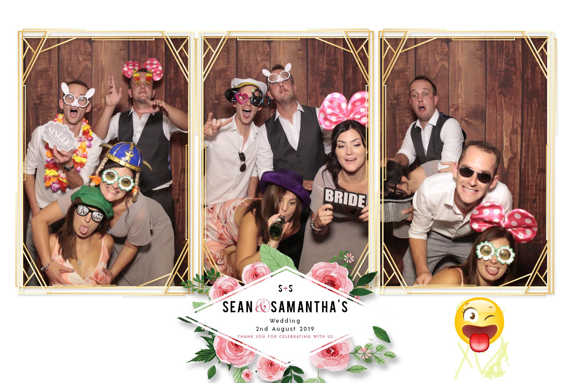 Samantha & Sean's Wedding | View more photos from the event at gallery.myphotoboothexperience.co.uk/u/MyPhotoBoothExperienceLtd/Samantha-Seans-Wedding
